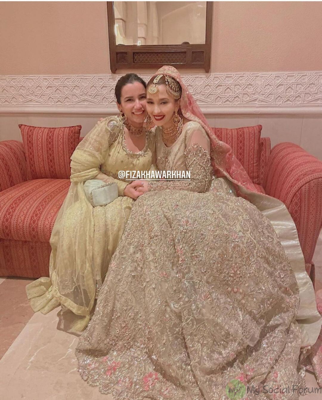 Naimal Khawar Sister Fiza Khawar Wedding