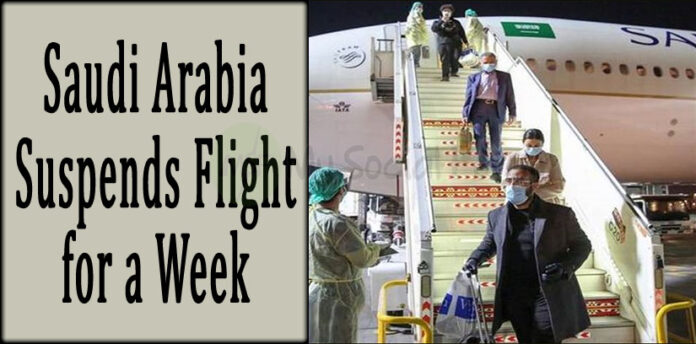 saudi arabia suspend flights