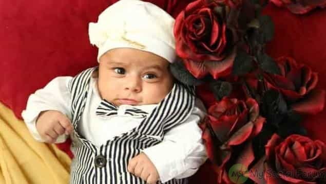 baby attends his parents Walima