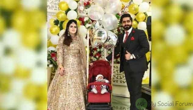 baby attends his parents Walima