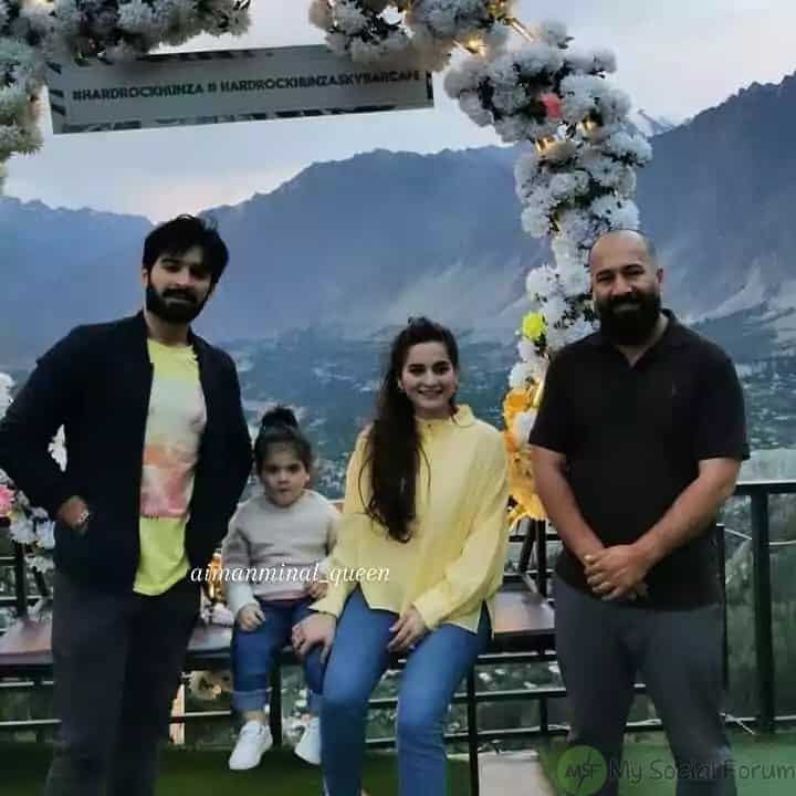 Aiman Khan Vacationing With Family