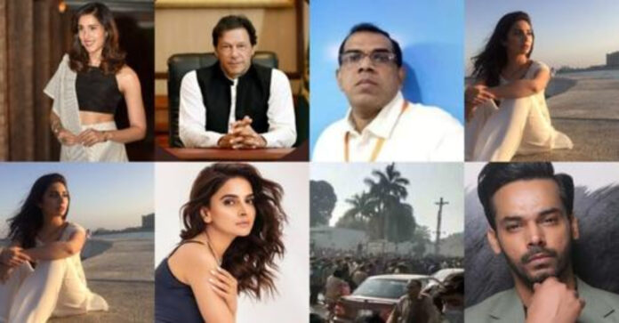 reaction of pakistani celebrities on sialkot incident